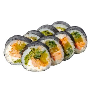 Futomaki z pieczonym łososiem