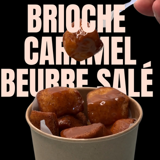 Brioche façon pain perdu au caramel au beurre salé 