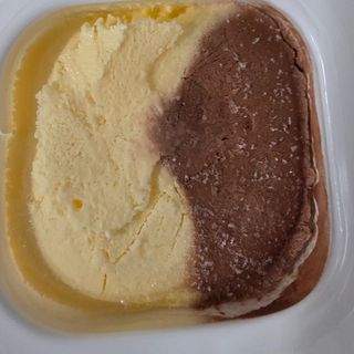 Vaso helado vainilla chocolate