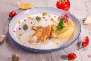 Судак под сливочным соусом (300 гр.)