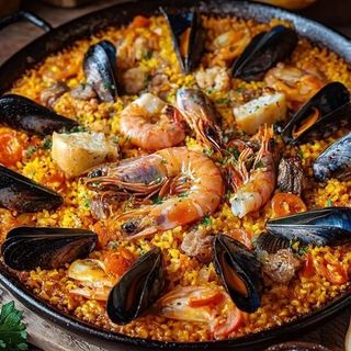 Paella fruits de mer 2per