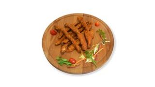 Pohovani pileći štapići u lepinji