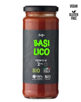 Sugo con basilico bio 330g