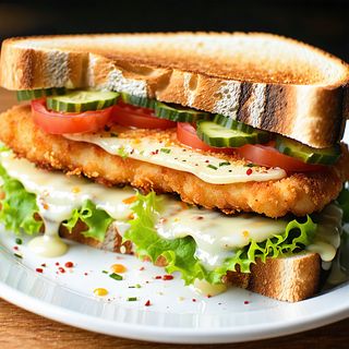 Тостер с пилешки шницел