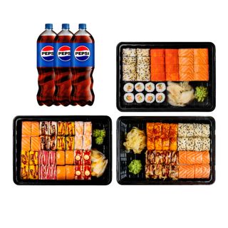 Сет посилка №22 + 3 шт pepsi 0,75л