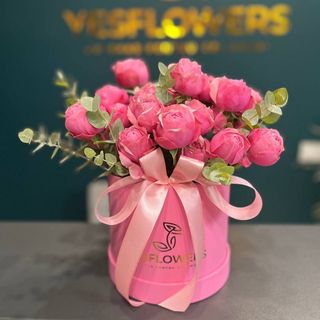 Trandafiri Silva Pink in cutie