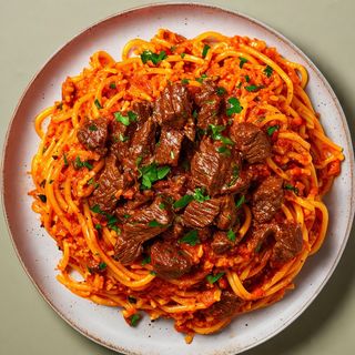 Beef Jollof Spaghetti Only