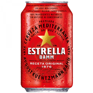 Estrella Damm Cerveza Lata 33cl
