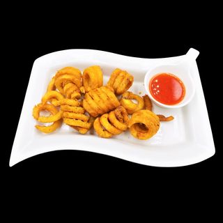 Cartofi twisters cu sos dulce acrisor