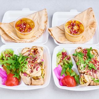 Talerz Super House Gold - idealny dla 2 lub 3 osób