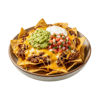 Nachos Con Chili Con Carne