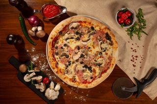 Pizza Prosciutto e Funghi Maxi Ø 40cm