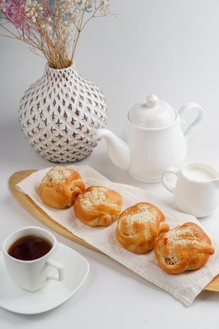 Яблочная булочка 