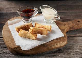 Rollitos de langostinos