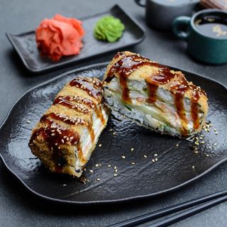 Տեմպուրա սենդվիչ կրաբի ձողիկներով