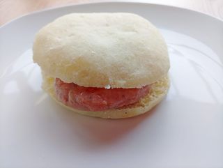 Tapa de hamburguesa de pollo