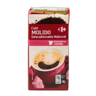 Café Molido Natural Descafeinado Carrefour 250 Gr.