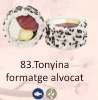 83. Tonyina Formatge Alvocat (8 Uds.)