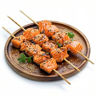 60. Pincho De Salmón (3 Uds.)