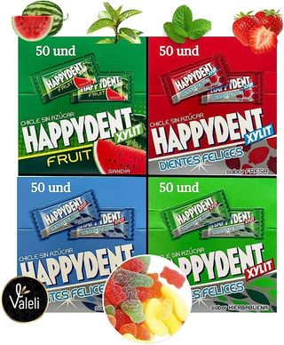 Happydent Sabores Variados 12 uds
