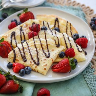 Crepes com Frutas