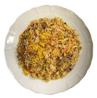 Riso saltato al curry con manzo