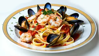 Tagliatelle con frutti di mare