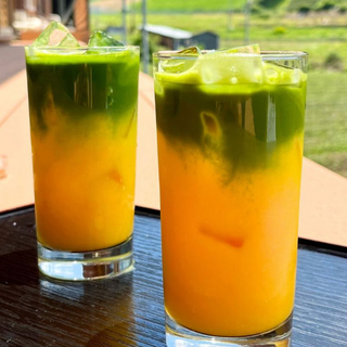 MATCHA ORANGE JUICE