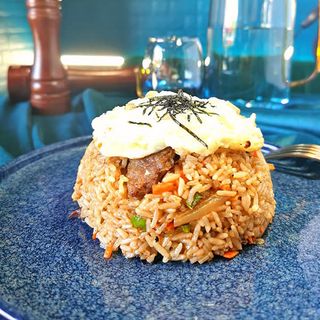 Arroz Frito Con Carne De Kimchi Coreano