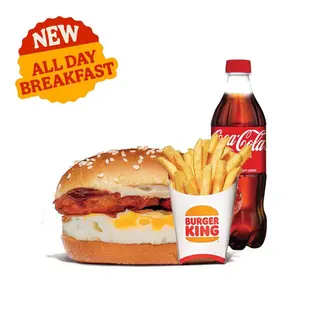 BBQ Egg Burger Medium Meal