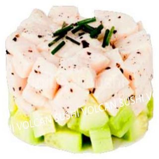 Tartar Pez Mantequilla con Pepino