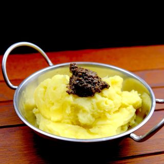 piure de cartofi cu cremă de trufe