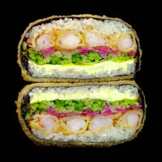 Sushi Burger z Krewetką w Tempurze