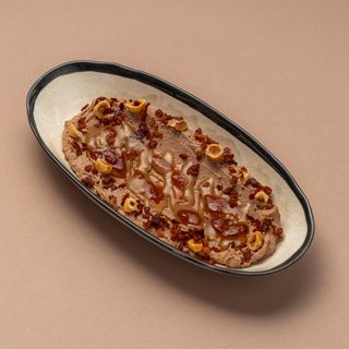 Паштет із курячої печінки з коричневим маслом та сезонним варенням (130 г)