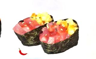 118.Atún Picante Con Mango Y Sésamo (2 Uds.)