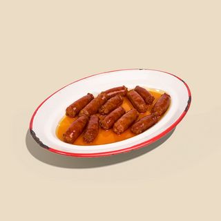 Ración de txistorra frita