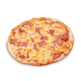 Pizza Fina Jamón y Queso (27 cm.) (330 g.)