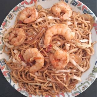 Škampi prženi rezanci