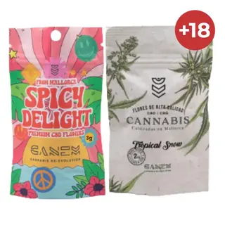 Spicy Delight 3gr +  Tropical Snow 2gr CBD/CBG