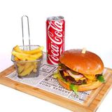 Meksički burger + Coca Cola 0.33l