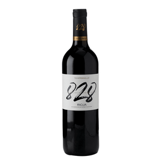 Botella vino tempranillo 828