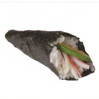 Temaki de aguacate con surimi 