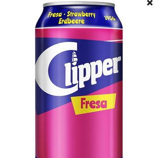 Clipper de fresa lata
