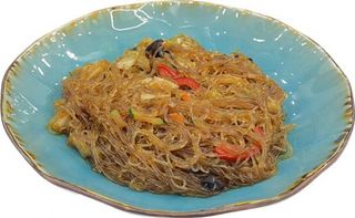 Spaghetti di soia verdure