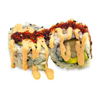 Spicy Salmon con Aguacate (9 Uds.)