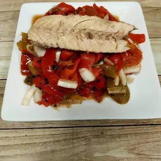 PIMIENTOS ASADOS CON MELVA (250 G.)