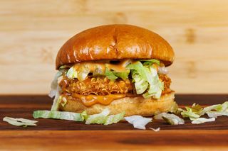 Crispy chicken sandwich