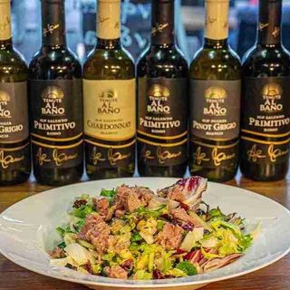 Зелена салата с риба тон - 300 гр.