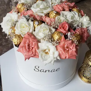 Box flowers et chocolats  (size XL)