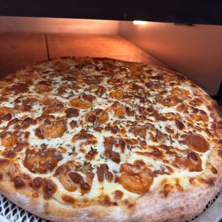 Pizza de camarão individual